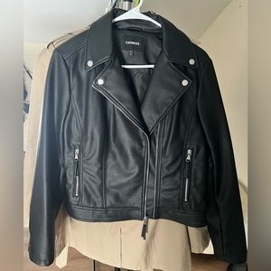 Express faux leather jacket